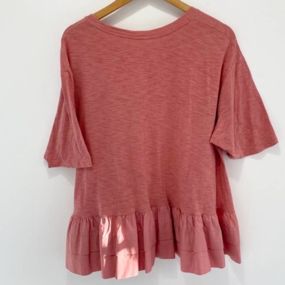 Anthropologie - Akemi + Kin - Oversized Ruffle Tee - Picture 8 of 8